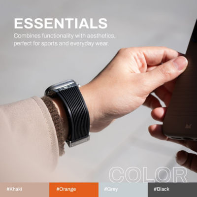 Monocozzi ESSENTIALS | Premium Liquid Silicone Strap for Apple Watch 44/45/46/49mm 10