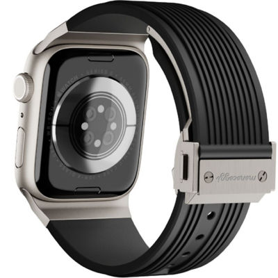 Monocozzi ESSENTIALS | Premium Liquid Silicone Strap for Apple Watch 44/45/46/49mm 3