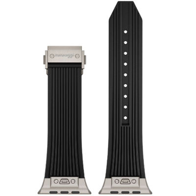 Monocozzi ESSENTIALS | Premium Liquid Silicone Strap for Apple Watch 44/45/46/49mm 5