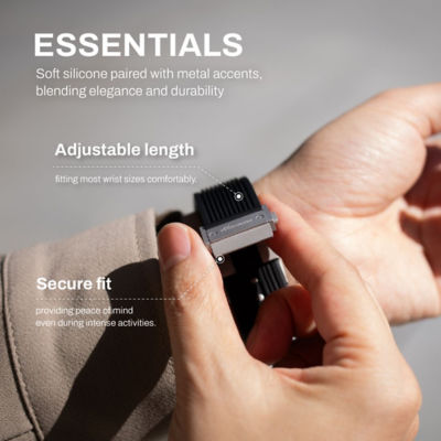 Monocozzi ESSENTIALS | Premium Liquid Silicone Strap for Apple Watch 44/45/46/49mm 9
