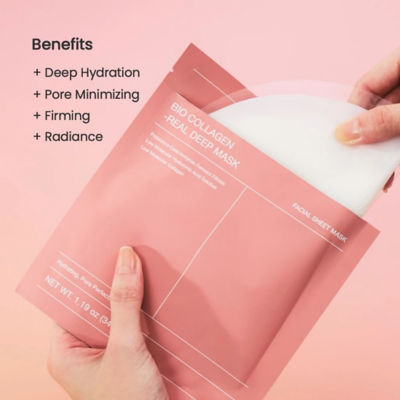 Buy Bio-Collagen Real Deep Mask - 4 Sheets Online in Singapore