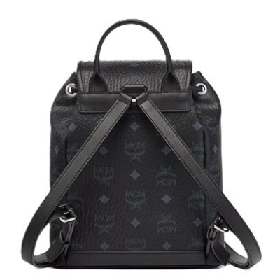 MCM Aren Drawstring Backpack In Visetos 3