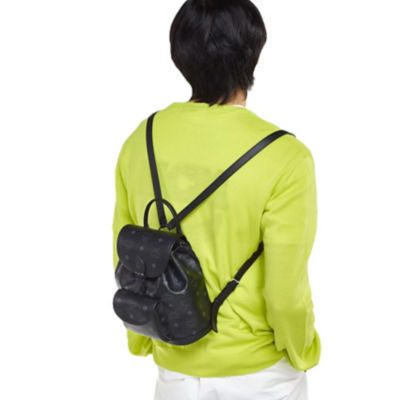 MCM Aren Drawstring Backpack In Visetos 6