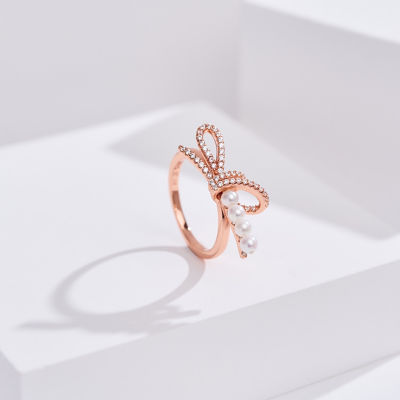 Pearly Lustre Top Lustre Freshwater Pearl Ring WR00418 | RIBBON 2