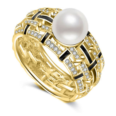 Pearly Lustre Top Grade Freshwater Pearl Ring WR00392 | TWEED 1