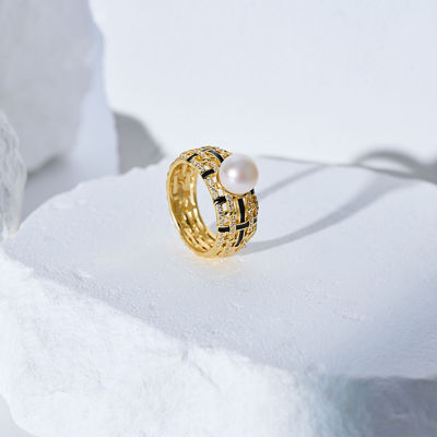 Pearly Lustre Top Grade Freshwater Pearl Ring WR00392 | TWEED 4