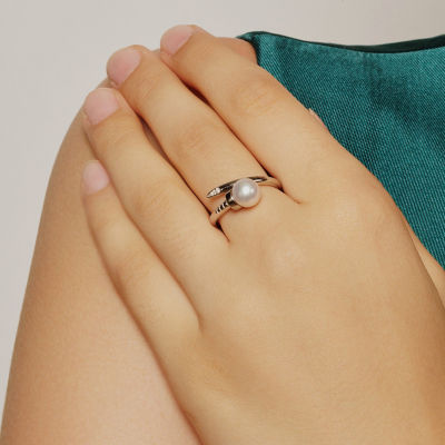 Pearly Lustre Top Grade Freshwater Pearl Ring WR00294 3