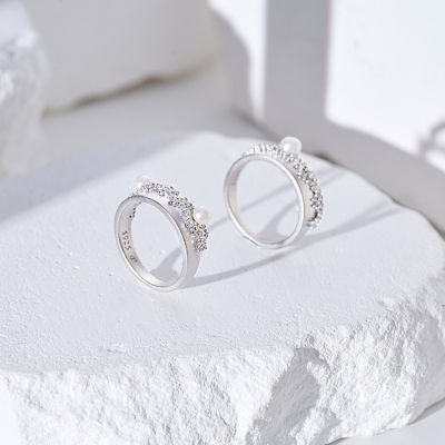 Pearly Lustre Top Grade Freshwater Pearl Ring WR00374 | SANDS 2
