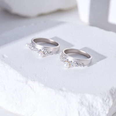 Pearly Lustre Top Grade Freshwater Pearl Ring WR00374 | SANDS 4