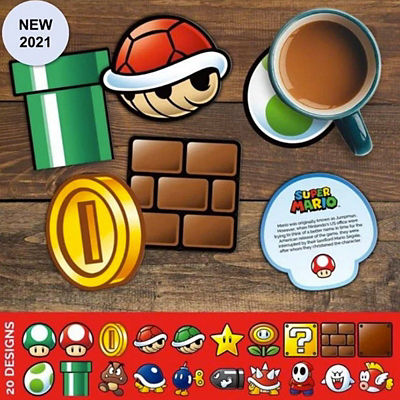 Paladone Super Mario Fun Fact Coasters 3
