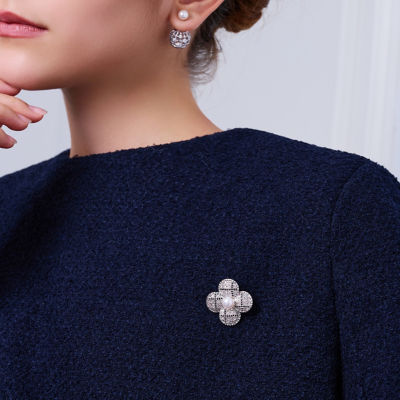 Pearly Lustre Top Grade Freshwater Pearl Brooch WC00090 | TWEED 5