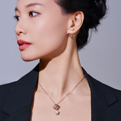 Pearly Lustre Top Grade Freshwater Pearl Earrings WE01026 | TWEED 7