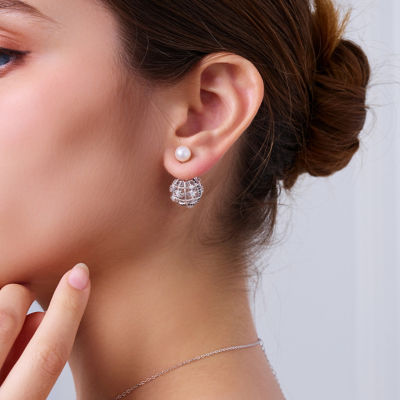 Pearly Lustre Top Grade Freshwater Pearl Earrings WE00968 | TWEED 3