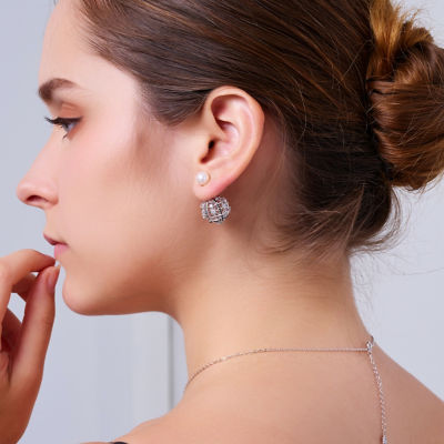 Pearly Lustre Top Grade Freshwater Pearl Earrings WE00968 | TWEED 7