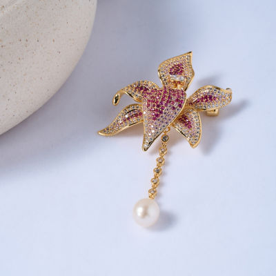 Pearly Lustre Passion for Life Freshwater Pearl Brooch WC00030 3