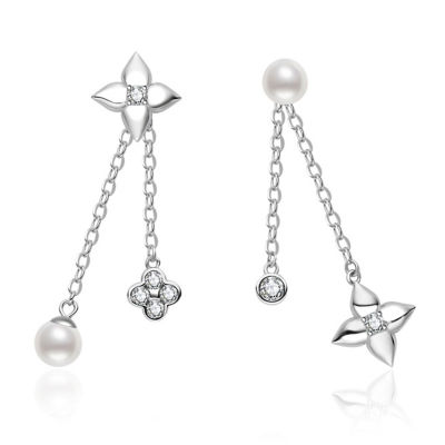 Pearly Lustre Top Grade Freshwater Pearl Earrings WE00916 | BUBBLE 1