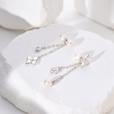 Pearly Lustre Top Grade Freshwater Pearl Earrings WE00916 | BUBBLE 4