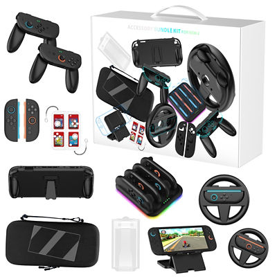 JYS Nintendo Switch 2 Accessory Bundle – 9-in-1 Ultimate Value Pack 2