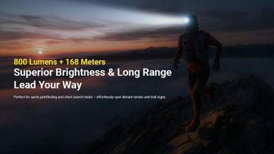 Nitecore UT27 MCT 800 Lumens Rechargeable Headlamp 11