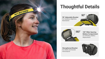 Nitecore UT27 MCT 800 Lumens Rechargeable Headlamp 19