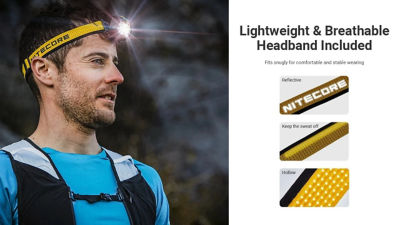 Nitecore UT27 MCT 800 Lumens Rechargeable Headlamp 11