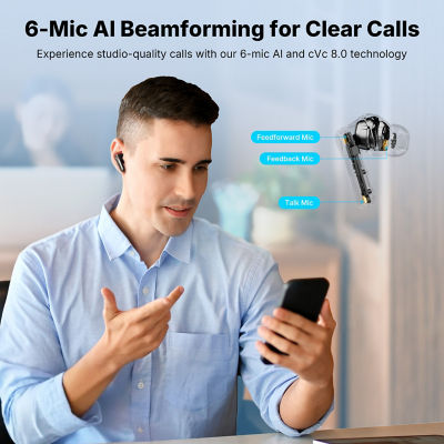 EarFun Air Pro 4+ Hi-Res ANC True Wireless Earbuds 5
