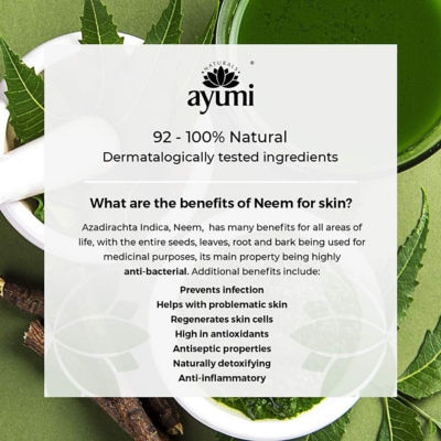 Ayumi Neem Soap - Glycerin Handmade 100g 3