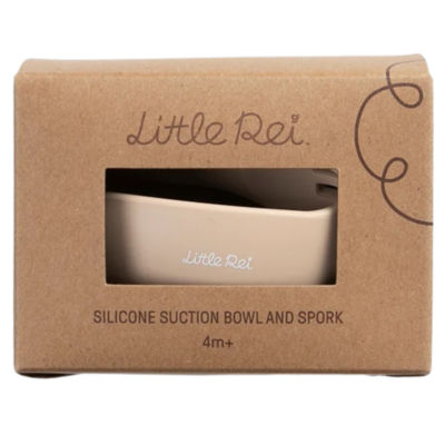 Little Rei Suction Bowl with Spork - Sand 3