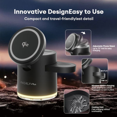 Airbot CS16 Qi2 4 In 1 Wireless Charging Station 4
