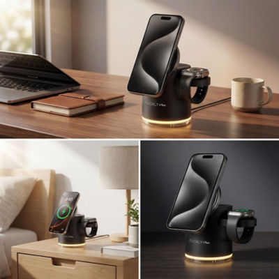 Airbot CS16 Qi2 4 In 1 Wireless Charging Station 6