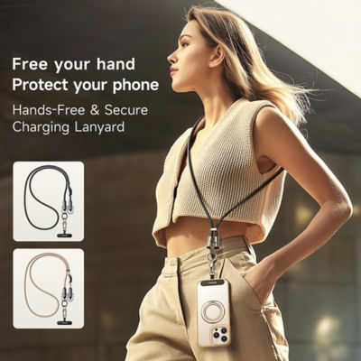 Mcdodo 2-in-1 USB-C to USB-C Cable 60W Fast Charging Crossbody Lanyard (1.2M) CA-6830 3