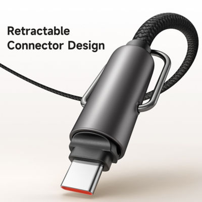 Mcdodo 2-in-1 USB-C to USB-C Cable 60W Fast Charging Crossbody Lanyard (1.2M) CA-6830 5