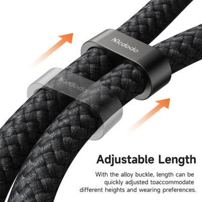 Mcdodo 2-in-1 USB-C to USB-C Cable 60W Fast Charging Crossbody Lanyard (1.2M) CA-6830 6