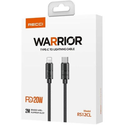 Recci USB-C to Lightning 20W Fast Charging Cable (2M) RS12CL 4