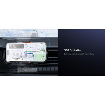 Recci 15W Fast Charging Car Holder Wireless Charger Magnetic Car Mount RHO-C38 3