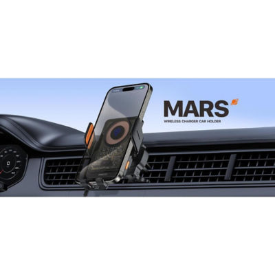 Recci 15W Fast Charging Car Holder Wireless Charger Magnetic Car Mount RHO-C38 6