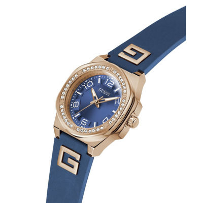 GUESS Women 36mm Rose Gold Case & Silicone Watch (GW0617L3) 3