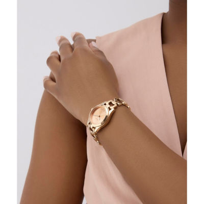 GUESS Women 28mm Rose Gold Case & Recycled Steel Watch (GW0927L4) 6