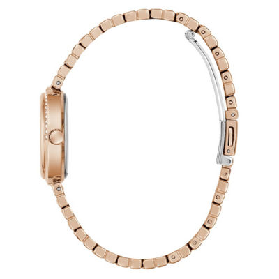 GUESS Women 28mm Rose Gold Case & Recycled Steel Watch (GW0930L3) 4