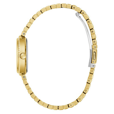 GUESS Women 28mm Gold Case & Recycled Steel Watch (GW0930L2) 4