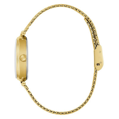 GUESS Women 24mm Gold Case & Steel Mesh Watch (GW0935L2) 4