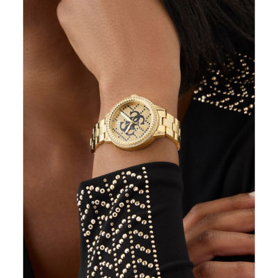 GUESS Women 34mm Gold Case & Stainless Steel Watch (GW0944L2) 5