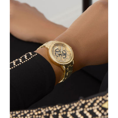 GUESS Women 34mm Gold Case & Stainless Steel Watch (GW0944L2) 6