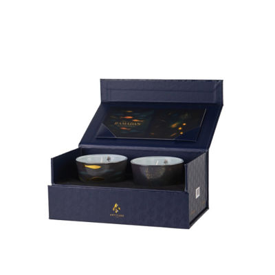 Artitude Home Ramadan Duo 2Pc Glass Candle Gift Set 3