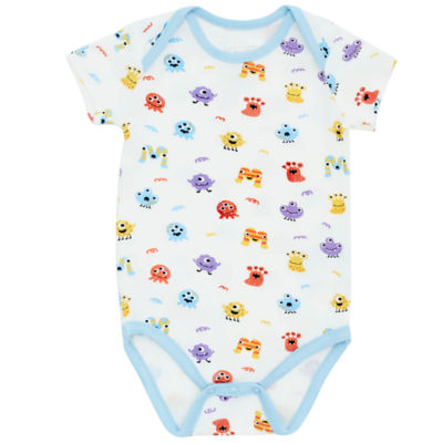Not Too Big Monster Romper - 3 Pack (0-3M) 3
