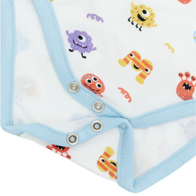 Not Too Big Monster Romper - 3 Pack (0-3M) 4