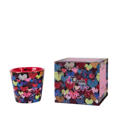 Artitude Home Love Hearts (Blackcurrant-Rose-Patchouli) Scented Ceramic Candle 3