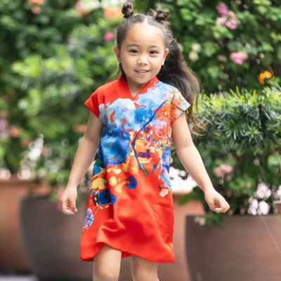 JOURNEY THE INFINITE WITHIN COLLECTION - GIRL'S A LINE DRESS 2