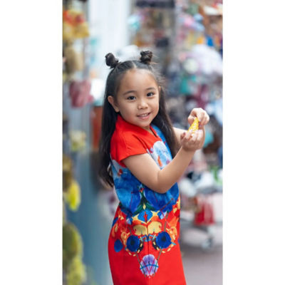 JOURNEY THE INFINITE WITHIN COLLECTION - GIRL'S A LINE DRESS 3