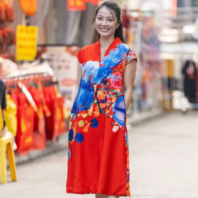 JOURNEY THE INFINITE WITHIN COLLECTION - A LINE DRESS 3